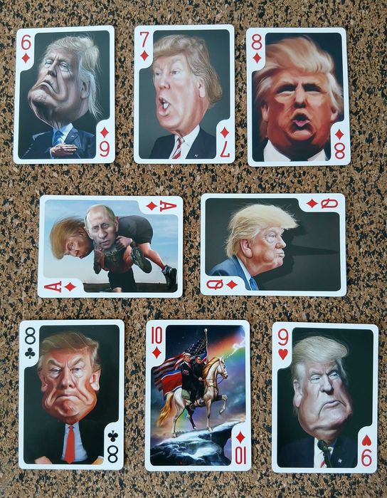 Cartas de jogo: Trump 2024 (US President Playing Cards)