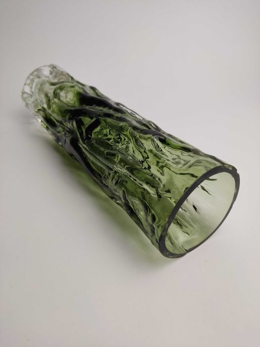 Wazon szklany " Kora " - bark glass - huta szkła Ingrid Glass - Wokan