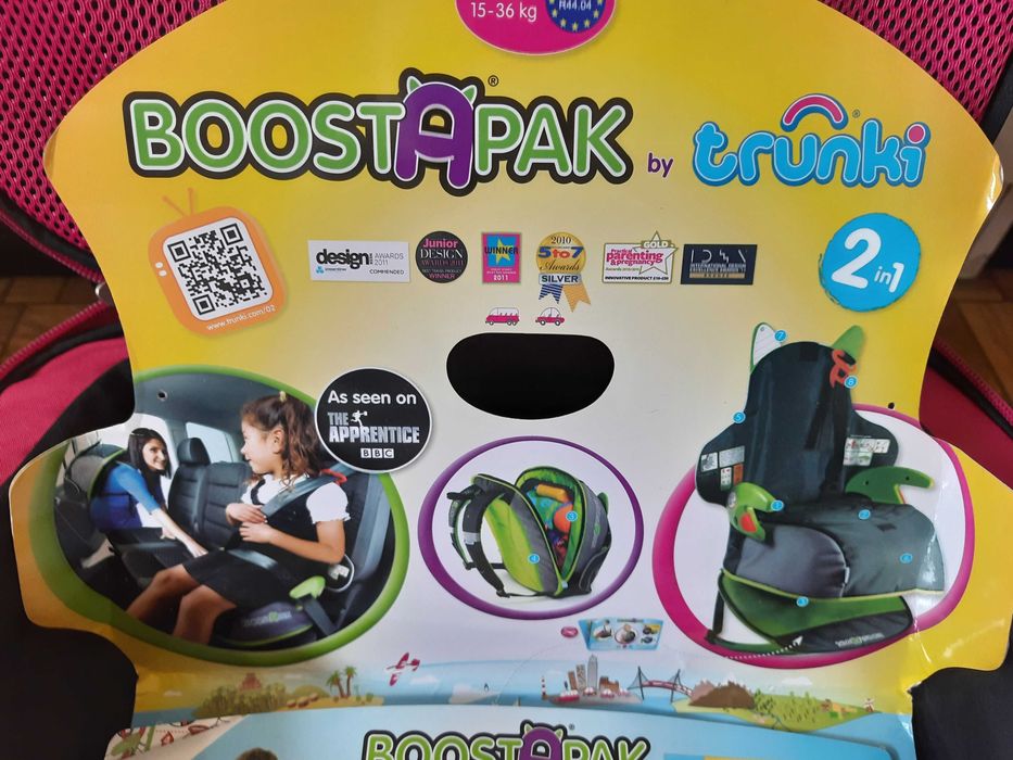 Рюкзак-бустер BoostaPack Trunki ( "міні-автокрісло") для дитини