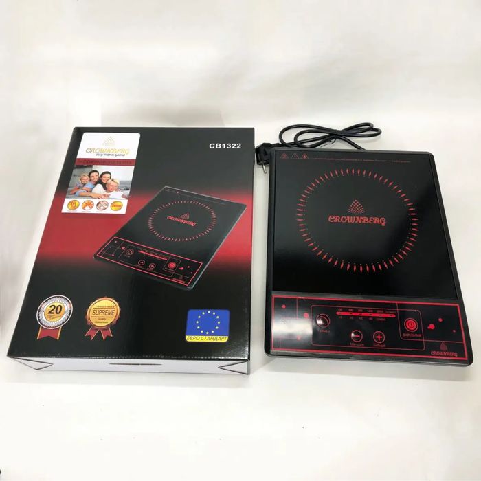 Плита інфрачервона Crownberg CB-1322 электроплита инфракрасная плитка