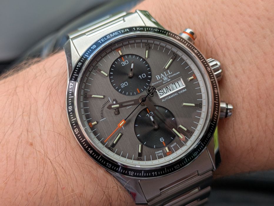 Zegarek Ball Fireman Chrono 42mm szafir automat stoper