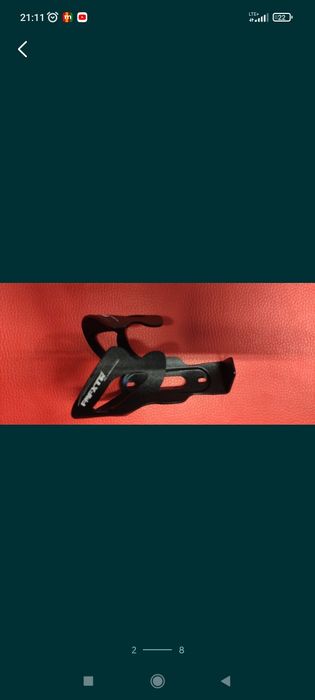 Koszyk na bidon rower. Uchwyt rowerowy. Aluminium