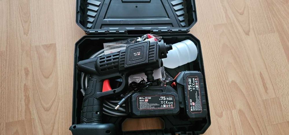 NOWA Myjka Ciśnieniowa Akumulatorowa Przenośna Do Okien Ogrodu Kostki