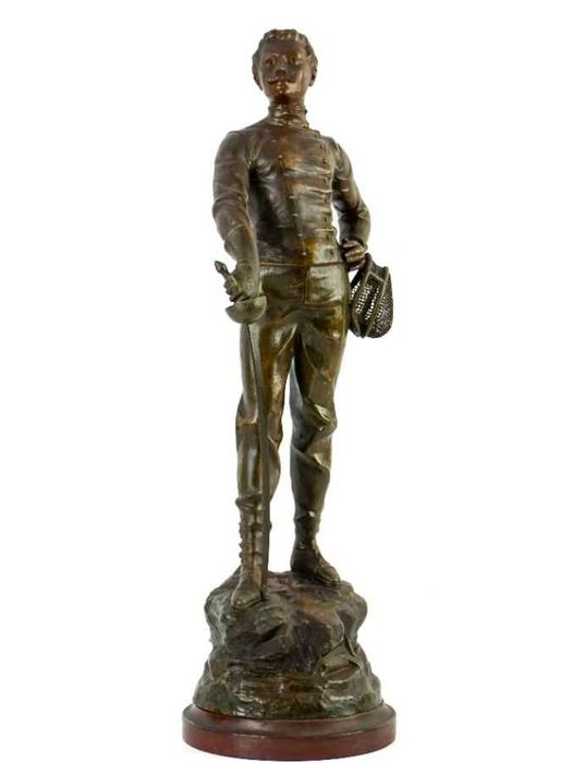 Escultura em bronze de arte - 55 cm - Assinada