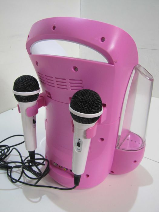 Zestaw karaoke dla dzieci CD USB MP3 strumień wodny LED Auna