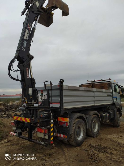 Usługi transportowe wywrotka z HDS