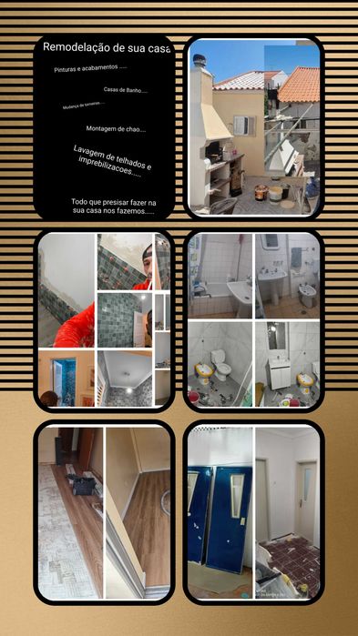 Reparações e remodelações