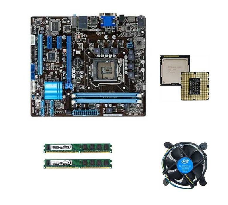 MotherBoard Asus P8H67-M Pro Skt 1155 + i5-2500K + 2 x 4Gb DDR3 (8Gb)64284420232323120