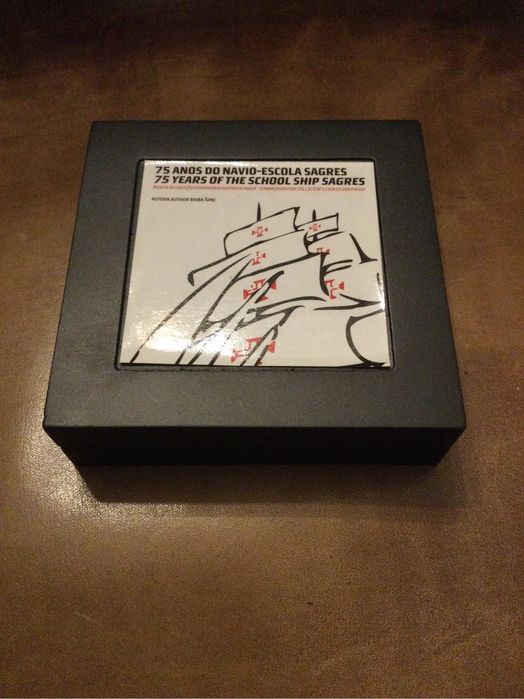 Moeda Prata 925 Proof Navio escola sagres 2,5€ Limitada a 150 unidades