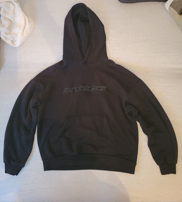 Czarna Bluza z kapturem mindstate