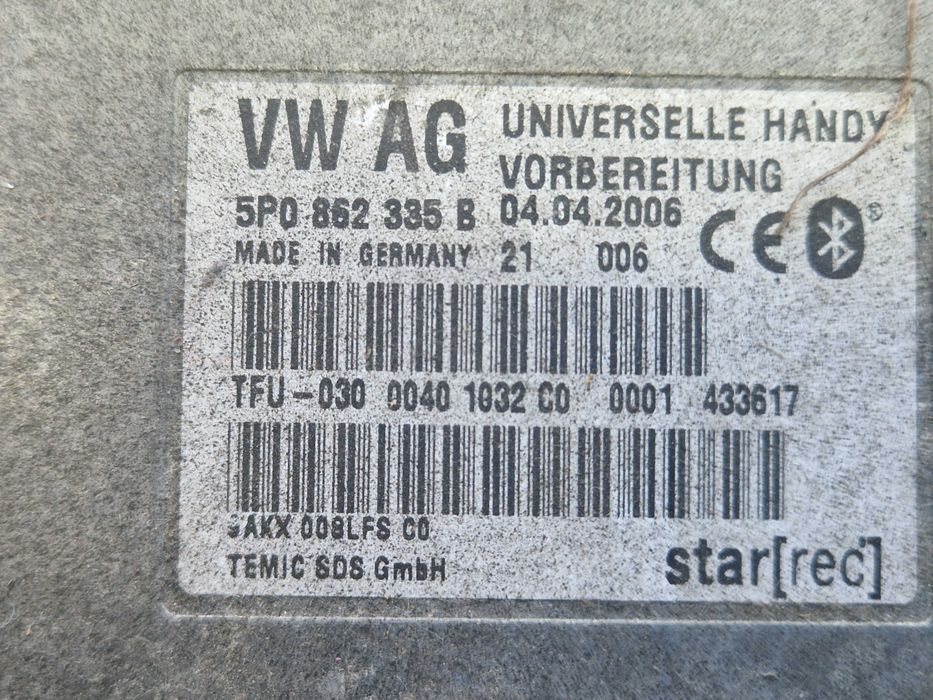 Moduł Bluetooth Vw Audi Seat Skoda 5P0.862.335.B