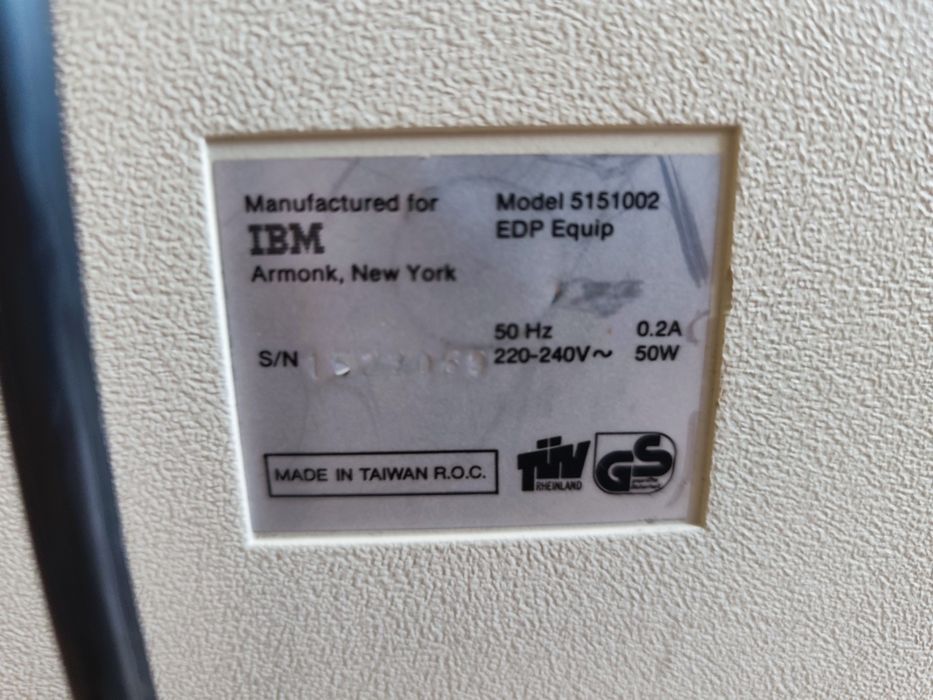 Monitor IBM 5151