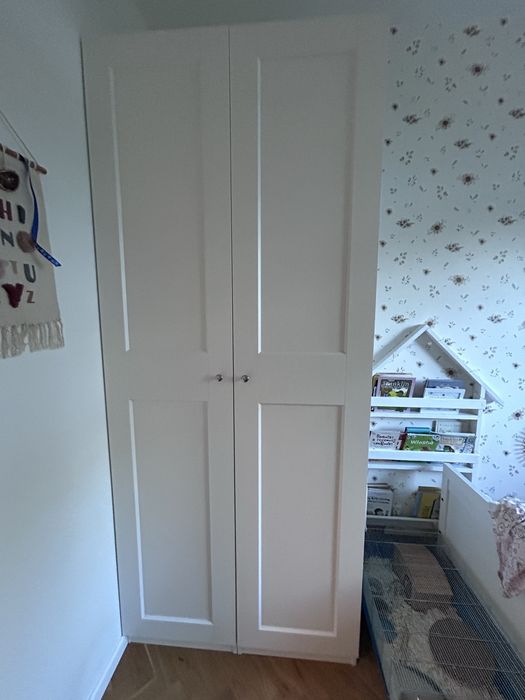 Ikea PAX Grimo biała szafa 100x60x236