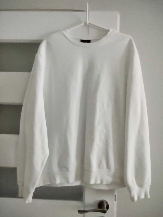 H&M bluza damska L biała bawełna