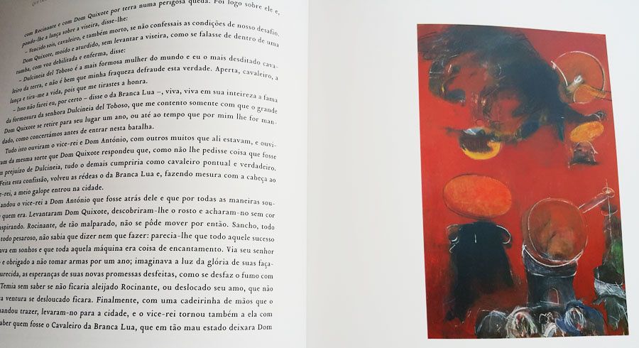 Edição Especial "D.Quixote de La Mancha", Pinturas de Júlio Pomar
