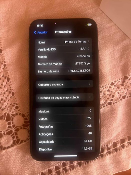iPhone XS 64gb funcional