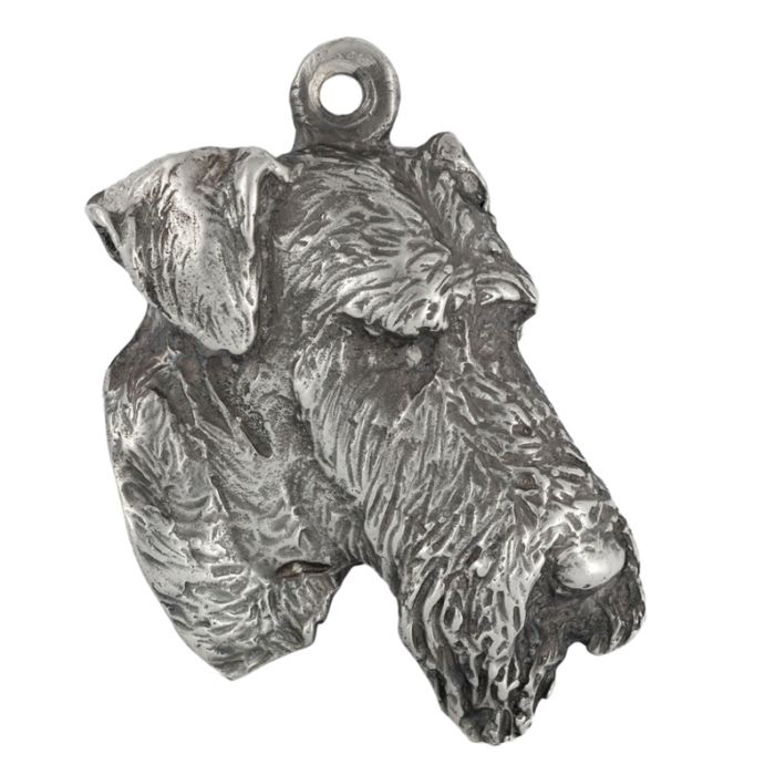 Airedale Terrier brelok posrebrzany Art-Dog
