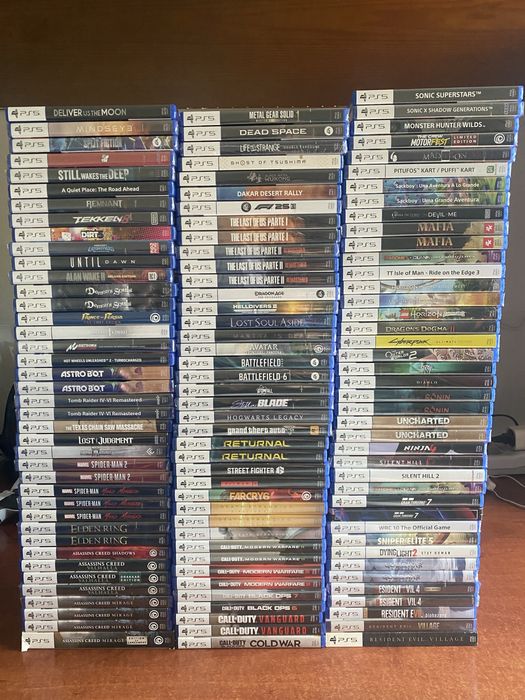 Lote de jogos PS4 e PS5