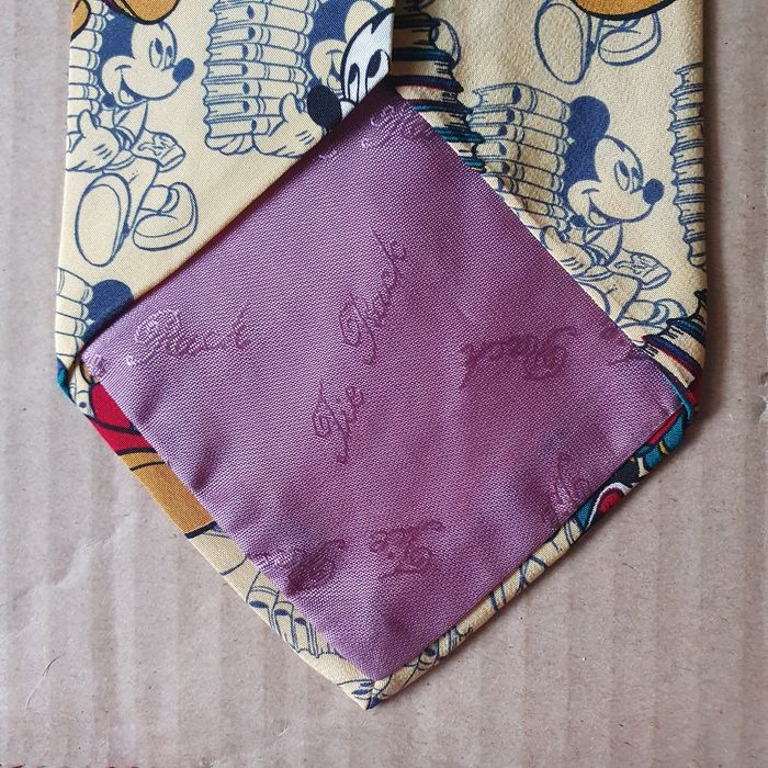 Krawat Disney Myszka Miki jedwab(k-7)