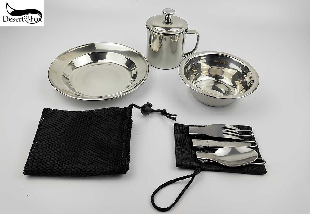 Індивідуальний набір кухонного посуду нержавіюча сталь DesertFox