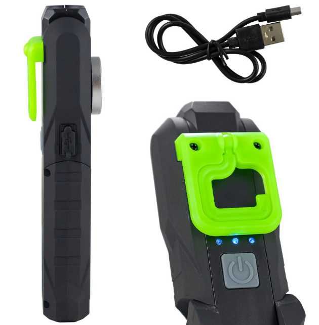MINI LÂMPADA LED COM BASE ARTICULADA E IMAN - 300LM  REF: 53776