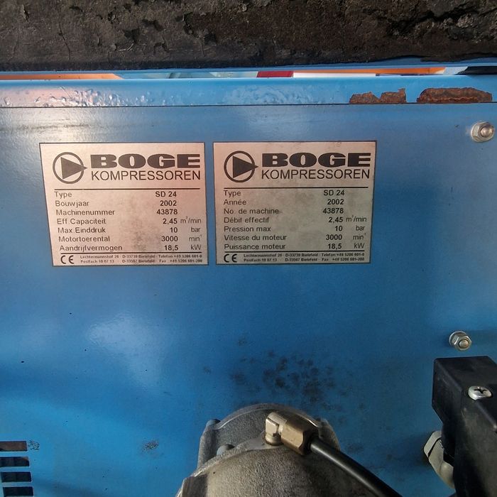 Kompresor śrubowy BOGE SD 24