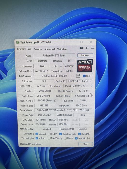 Игровой ПК: xeon e5-2673v3 /16GB/512ssd/RX470-8GB.Гарантия!