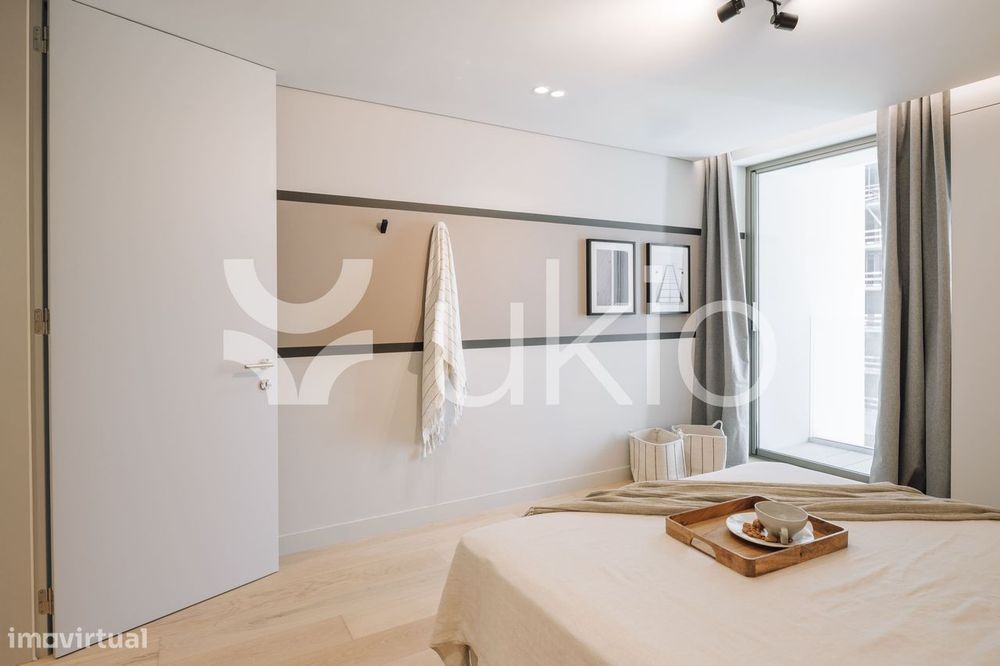 Apartamento T1 com ginásio e piscina em Entrecampos