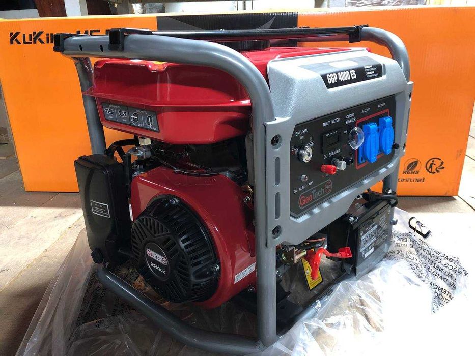 Генератор GeoTech-Pro GGP4000 ES – 3.6/3.2 кВт, AVR, електростарт