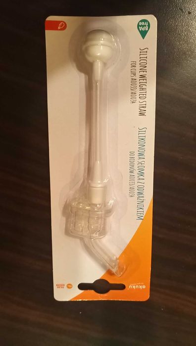 Słomka do bidonu AKUKU z odważnikiem