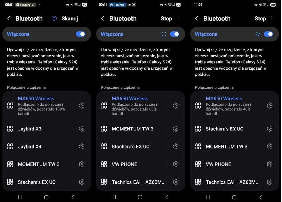 Słuchawki RHA T20 i Sennheiser Momentum TWS 3 i bluetooth mmcx