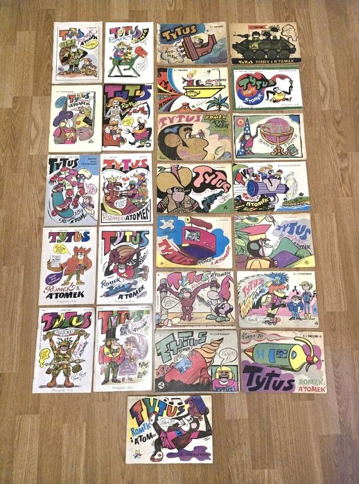 25 x TYTUS Romek I Atomek. Stare wydania