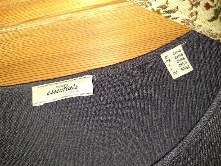 TCHIBO sweter cienki roz 44/46 szary