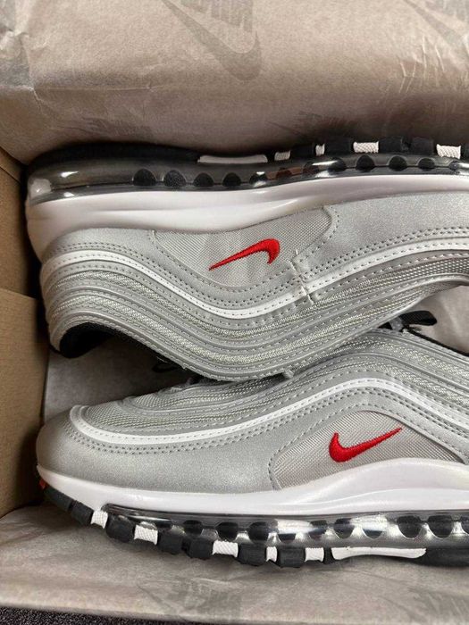 Кросівки Nike Air Max 97 Silver grey сріблясті (39-45)