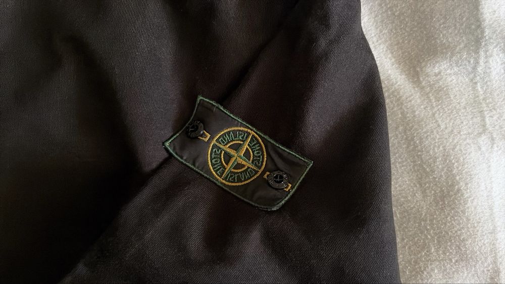 чорний вінтажний світшот Stone Island 2001 року