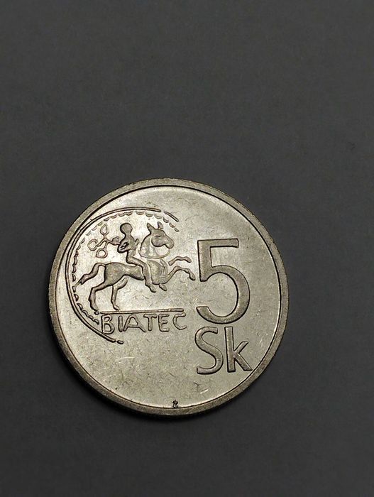 Słowacja 5 koron 1993r. idealny stan