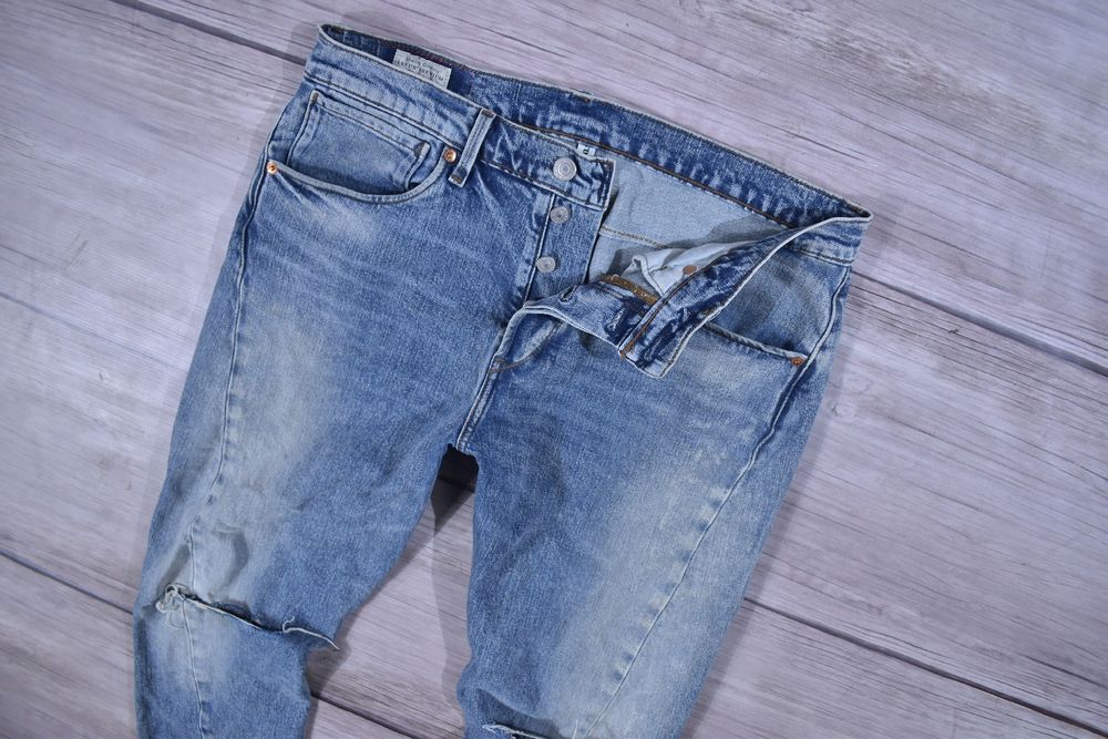 Levis Lej 502 Skręcane Jeansy Męskie W30 L32