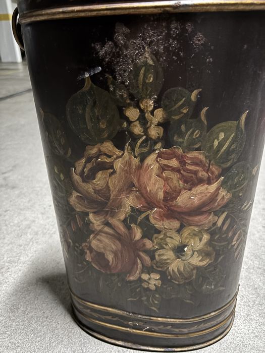 Suporte guarda-chuva em latão, pintado à mão