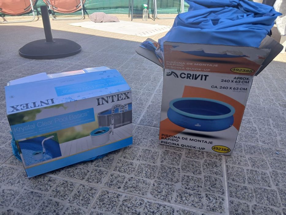 Piscina com oferta filtro