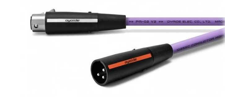 Przewód analogowy XLR - Oyaide PA-02TX V2 XLR 1m Outlet