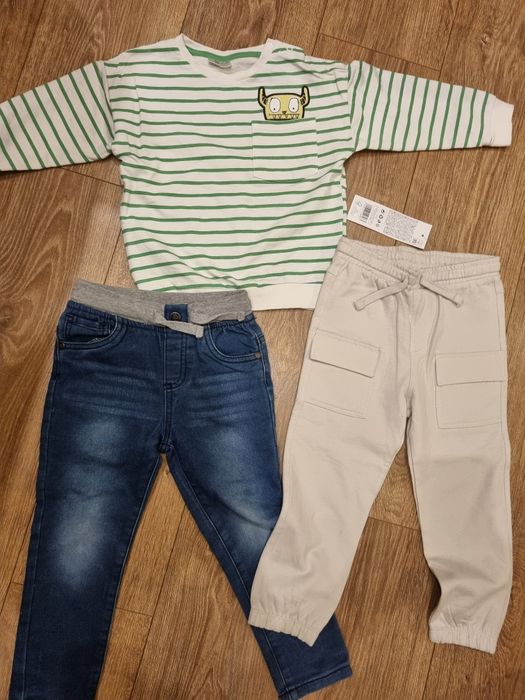 Mega paka ubran 104 dla chlopca 60szt