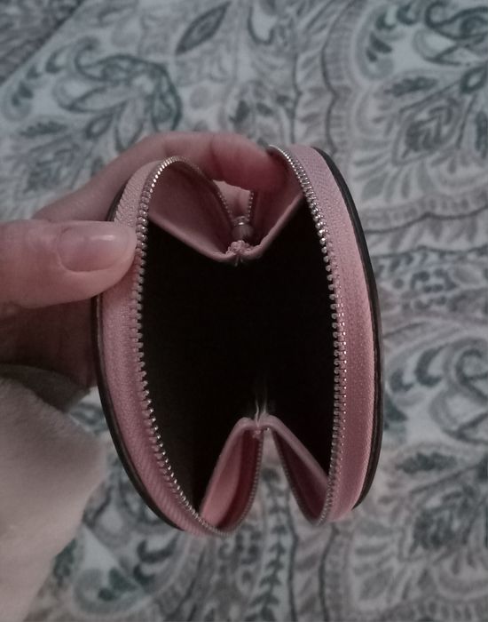 Carteira Pacman rosa