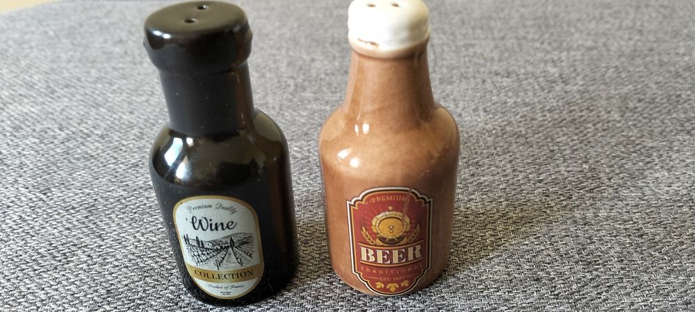 Ceramiczna dekoracyjna silniczka i pieprzniczka nowe