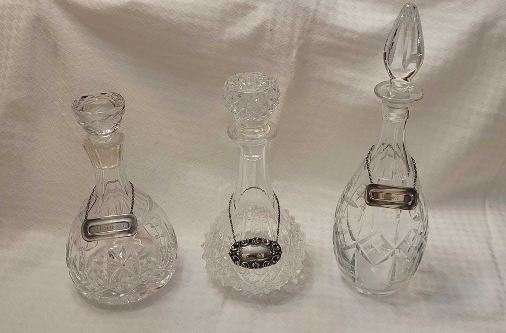 3 Garrafas de Cristal e conjunto de copos424292822633031681