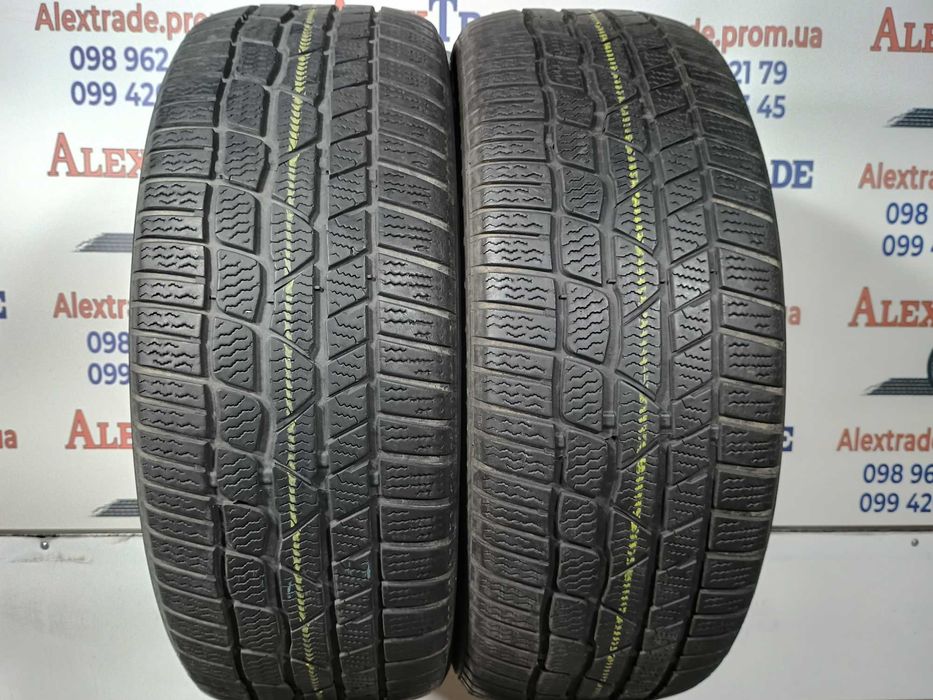 2 шт. 225/50 R18 Continental ContiWinterContact TS 830P зимові шини б/у, протектор 6 мм