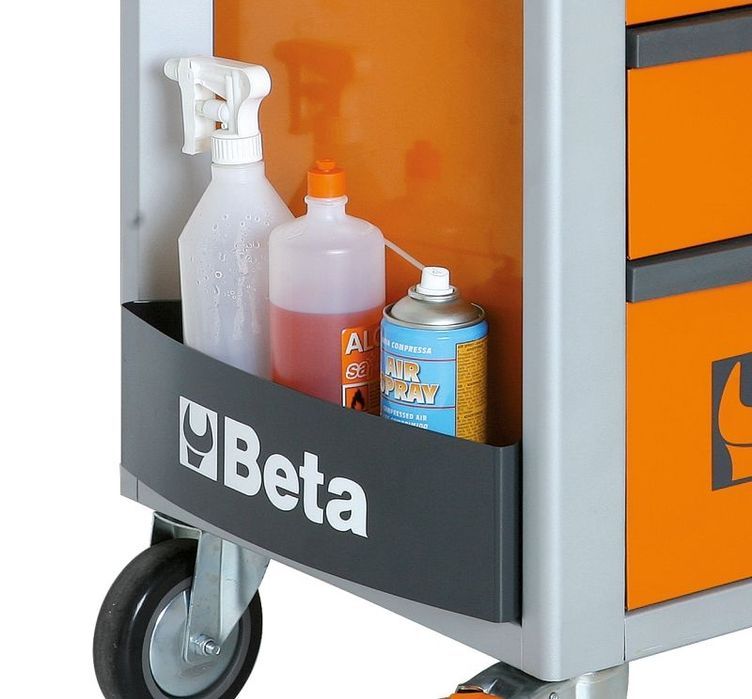 beta mobile roller cab with six drawers orange 51200005