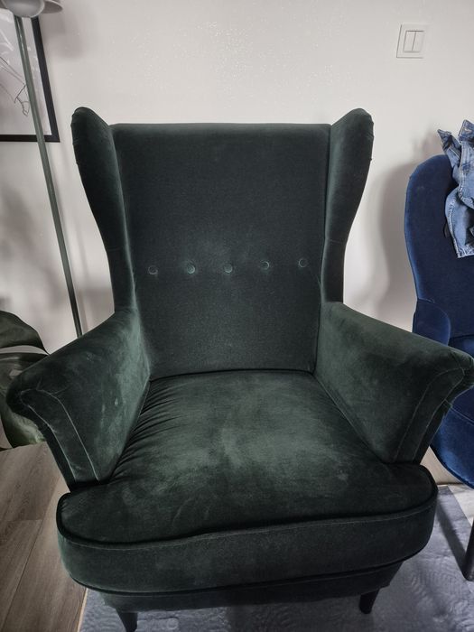 Fotel, uszak Ikea, stan idealny, plusz