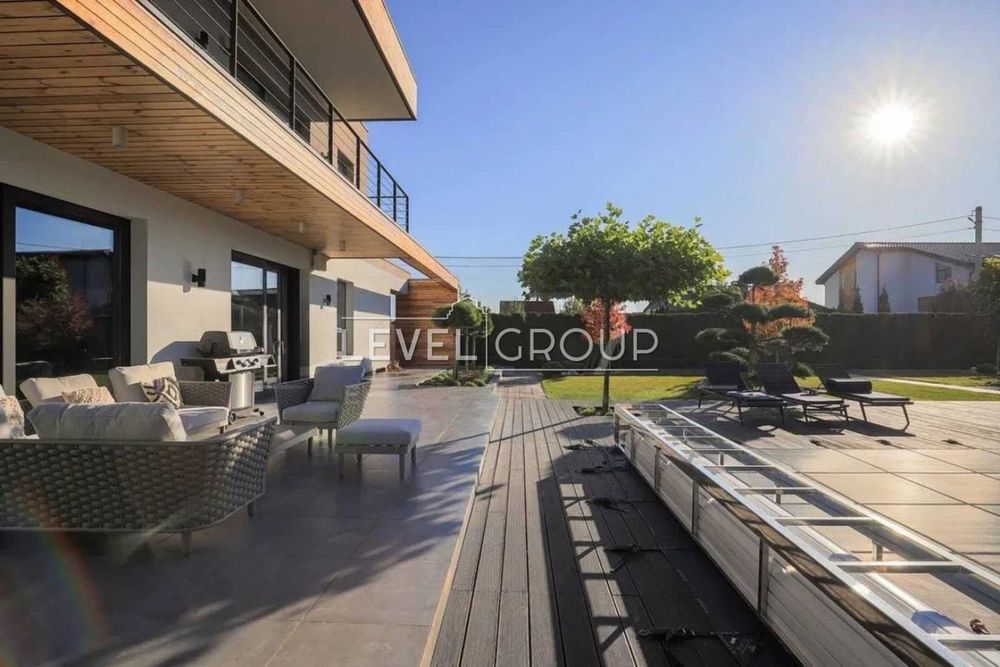 Продаж сучасного будинку з басейном та озером, 10 км від Києва,Осещина