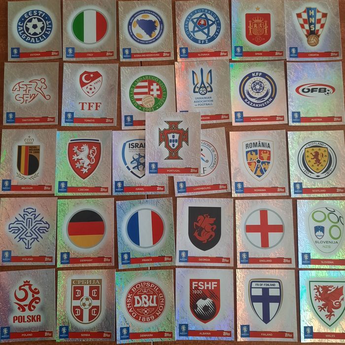 Lote de 31 cromos euro 2024