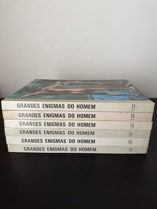 Lote de 6 Livros - Grandes Enigmas do Homem